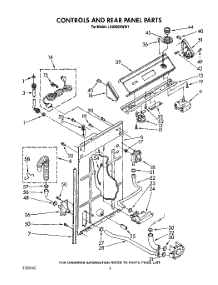 03 - Controls And Rear Panel parts for Whirlpool Washer LA9200XWM1 from AppliancePartsPros.com