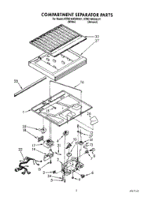 03 - Compartment Separator parts for Kitchenaid Refrigerator KTRC18KXAL01 from AppliancePartsPros.com
