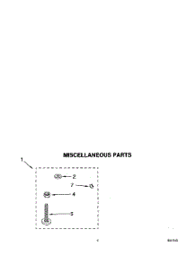 03 - Miscellaneous parts for Whirlpool Washer LSP8245AN0 from AppliancePartsPros.com