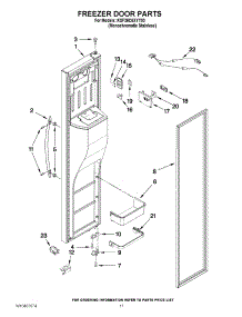 09 - Unit Parts parts for Whirlpool Refrigerator CS22CFXTS01 from AppliancePartsPros.com