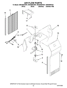 12 - Air Flow Parts, Optional Parts (Not Included) parts for Maytag Refrigerator MSD2658KES01 from AppliancePartsPros.com