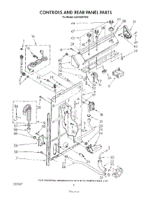 03 - Controls And Rear Panel parts for Whirlpool Washer LA5430XTM0 from AppliancePartsPros.com