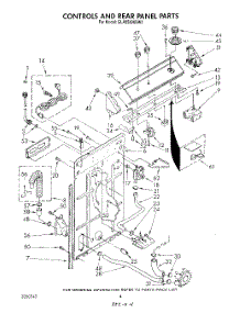 03 - Controls And Rear Panel parts for Whirlpool Washer GLA5580XSM2 from AppliancePartsPros.com