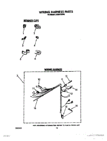 08 - Wiring Harness parts for Whirlpool Washer LA5381XXG0 from AppliancePartsPros.com