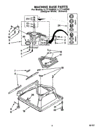06 - Machine Base parts for Whirlpool Washer LLT7144BN0 from AppliancePartsPros.com