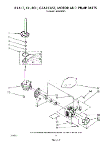 06 - Brake, Clutch, Gearcase, Motor And Pump parts for Whirlpool Washer LA6040XTM0 from AppliancePartsPros.com