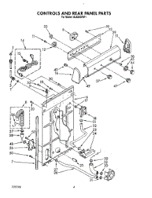 03 - Controls And Rear Panel parts for Whirlpool Washer AL6245VL1 from AppliancePartsPros.com