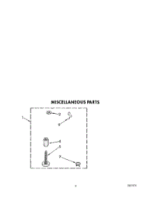 04 - Miscellaneous parts for Whirlpool Washer 3LA5581XYW0 from AppliancePartsPros.com
