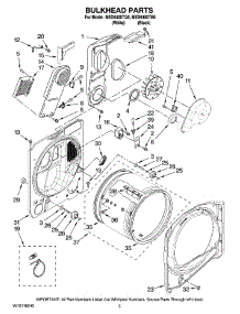 03 - Bulkhead Parts, Optional Parts (Not Included) parts for Maytag Dryer MED6400TB0 from AppliancePartsPros.com
