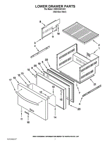02 - Freezer Door Parts parts for Whirlpool Refrigerator CT21GKXRT01 from AppliancePartsPros.com