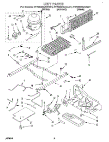 06 - Unit parts for Kitchenaid Refrigerator KTRS22QAAL01 from AppliancePartsPros.com