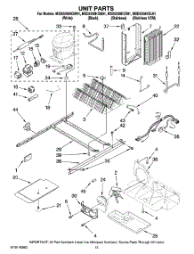 09 - Unit Parts parts for Maytag Refrigerator MSD2258KES01 from AppliancePartsPros.com
