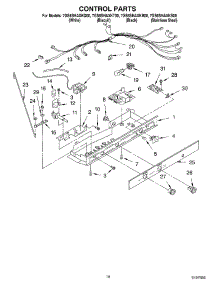 10 - Control parts for Whirlpool Refrigerator 7GS6SHAXKT00 from AppliancePartsPros.com