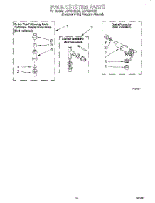 10 - Water System parts for Whirlpool Washer LSV9244DZ0 from AppliancePartsPros.com
