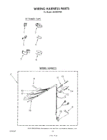 08 - Wiring Harness parts for Whirlpool Washer LA5430XTG0 from AppliancePartsPros.com