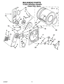 03 - Bulkhead Parts, Optional Parts (Not Included) parts for Whirlpool Dryer CEDX463RT0 from AppliancePartsPros.com