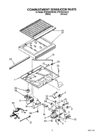 04 - Compartment Separator parts for Kitchenaid Refrigerator KTRC20KXWH20 from AppliancePartsPros.com