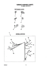 08 - Wiring Harness parts for Whirlpool Washer LA6150XTW1 from AppliancePartsPros.com