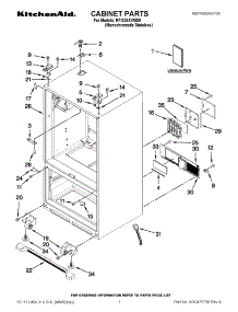 07 - Freezer Door Parts parts for Whirlpool Refrigerator CS22AFXKT05 from AppliancePartsPros.com