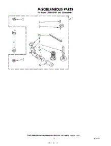09 - Miscellaneous , Literature And Optional parts for Whirlpool Washer LA5805XPW1 from AppliancePartsPros.com