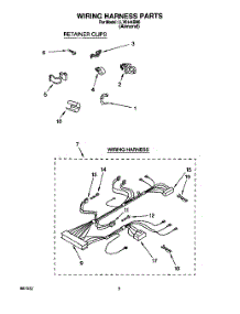 07 - Wiring Harness parts for Whirlpool Washer LLV6144BW0 from AppliancePartsPros.com