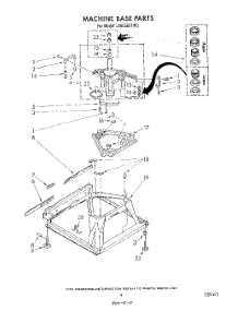08 - Machine Base parts for Whirlpool Washer LA6058XTM0 from AppliancePartsPros.com