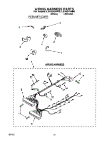 08 - Wiring Harness parts for Whirlpool Washer LSV8245AN0 from AppliancePartsPros.com