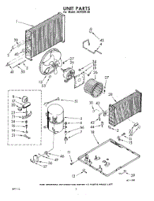 02 - Unit, Lit / Optional parts for Whirlpool Air Conditioner ACFE0940 from AppliancePartsPros.com