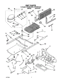 06 - Unit parts for Kitchenaid Refrigerator KTRC20KAWH02 from AppliancePartsPros.com
