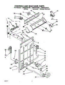 02 - Controls And Rear Panel parts for Whirlpool Washer LBR6233AN0 from AppliancePartsPros.com