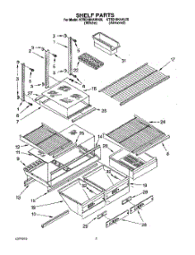 04 - Shelf, Lit / Optional parts for Kitchenaid Refrigerator KTRD18KAAL20 from AppliancePartsPros.com