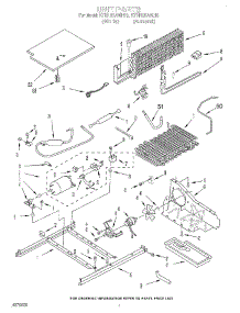 05 - Unit parts for Kitchenaid Refrigerator KTRI18KAWH10 from AppliancePartsPros.com