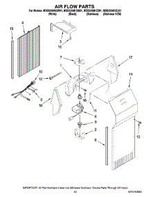 12 - Air Flow Parts, Optional Parts (Not Included) parts for Maytag Refrigerator MSD2258KEU01 from AppliancePartsPros.com