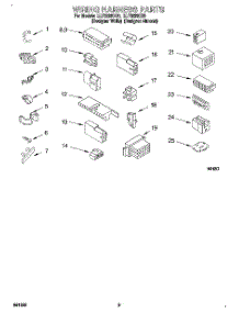 07 - Wiring Harness parts for Whirlpool Washer LLT8233DZ0 from AppliancePartsPros.com