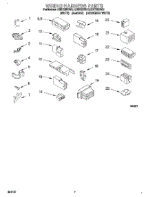05 - Wiring Harness parts for Whirlpool Washer LSN7233BN1 from AppliancePartsPros.com