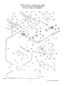 05 - Body parts for Whirlpool Range 1393W3A from AppliancePartsPros.com