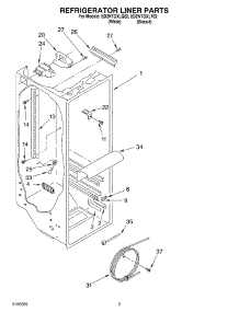 02 - Refrigerator Liner parts for Whirlpool Refrigerator ED2NTGXLT02 from AppliancePartsPros.com