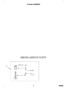 03 - Miscellaneous parts for Whirlpool Washer 3LA5580XSW3 from AppliancePartsPros.com