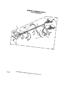 09 - Wiring Harness parts for Kitchenaid Washer KAWE842WWH0 from AppliancePartsPros.com