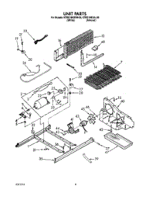 05 - Unit parts for Kitchenaid Refrigerator KTRC18KXWH30 from AppliancePartsPros.com
