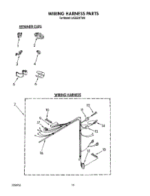08 - Wiring Harness parts for Whirlpool Washer LA5550XTG0 from AppliancePartsPros.com