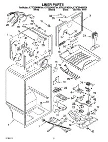 02 - Liner Parts parts for Kitchenaid Refrigerator KTRC22KMBT04 from AppliancePartsPros.com