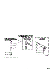 03 - Water System parts for Whirlpool Washer LBR6233AN0 from AppliancePartsPros.com