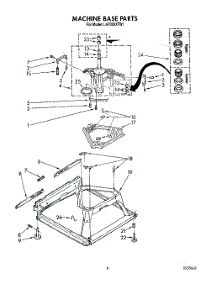 08 - Machine Base parts for Whirlpool Washer LA7000XTW1 from AppliancePartsPros.com