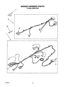 08 - Wiring Harness parts for Whirlpool Washer RAM4131AW0 from AppliancePartsPros.com