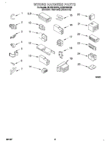 06 - Wiring Harness parts for Whirlpool Washer 8LSR5132BN2 from AppliancePartsPros.com
