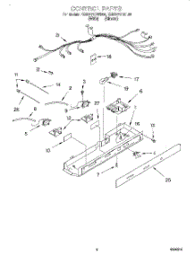 03 - Control parts for Kitchenaid Refrigerator KSUS27QDWH02 from AppliancePartsPros.com