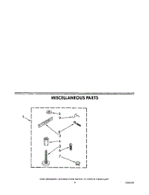 07 - Miscellaneous parts for Kitchenaid Washer KAWE560WAL1 from AppliancePartsPros.com