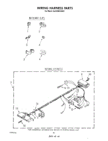 08 - Wiring Harness parts for Whirlpool Washer GLA5580XSF2 from AppliancePartsPros.com