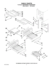 02 - Shelf Parts parts for Kitchenaid Wine Cooler KBCS24RSBS02 from AppliancePartsPros.com